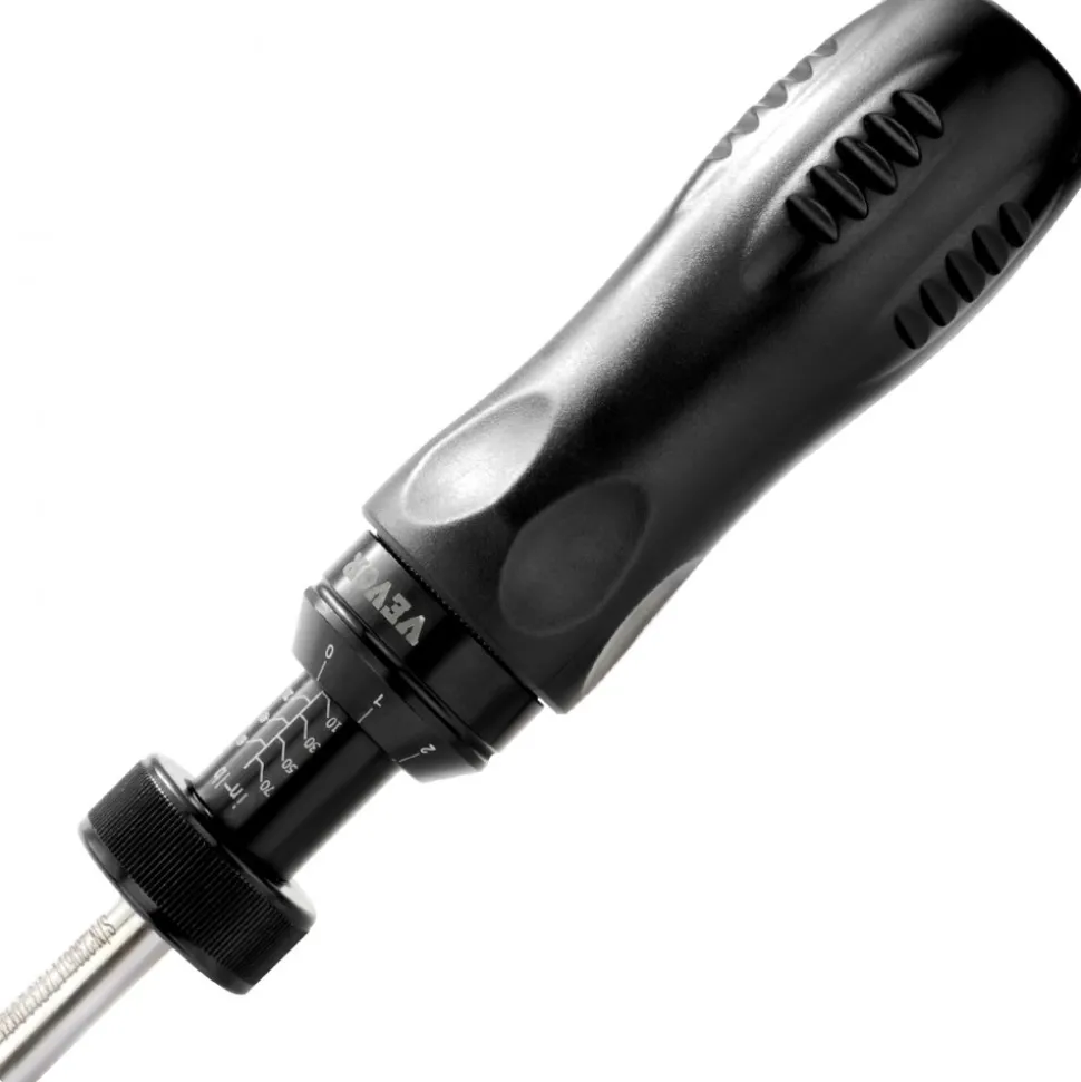VEVOR Torque Screwdriver, 1/4" Drive Screwdriver Torque Wrench, Electrician Torque Screwdriver with Scale, 10-70 in/lbs Torque Range, 1 in-lbs Torque Increment Torque Screwdriver with Bits & Case