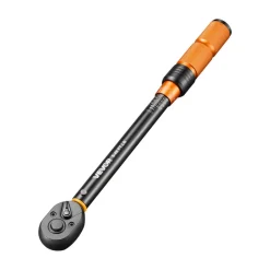 VEVOR Torque Wrench 3/8-inch Drive Click Torque Wrench Dual Scale Readings, 5-45 lbf-ft / 6.8-61.2 N.m, ±3% High Precision, with Spark Plug Sockets, Bits, Universal Joint, Extension Bar, Storage Case