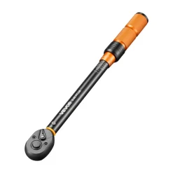 VEVOR Torque Wrench 3/8-inch Drive Click Torque Wrench Dual Scale Readings, 5-45 lbf-ft / 6.8-61.2 N.m, ±3% High Precision, with Spark Plug Sockets, Bits, Universal Joint, Extension Bar, Storage Case