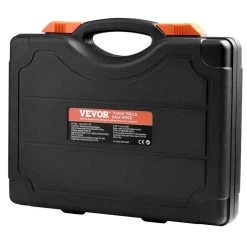 VEVOR Torx Bit Socket and External Torx Socket Set, 60-Piece T6-T70, TT6-TT70, TP8-TP60, E4-E24, S2 Alloy Steel and Cr-V Steel, 1/4 in, 3/8 in, and 1/2 in Drives, with Enhanced Storage Case, Hand Use