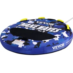 VEVOR Towable Tube for Boating, 340 lbs, 1-2 Riders Inflatable Boat Tubes and Towables, 51.8