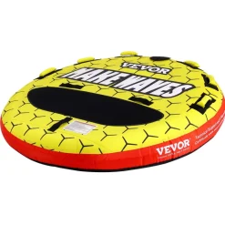 VEVOR Towable Tube for Boating, 1-3 Riders Inflatable Boat Tubes and Towables, 510 lbs, 63