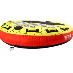 VEVOR Towable Tube for Boating, 1-3 Riders Inflatable Boat Tubes and Towables, 510 lbs, 63