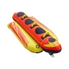 VEVOR Towable Tubes for Boating, 1-3 Riders Inflatable Boat Tubes and Towables, 510lbs Capacity Hot Dog Water Sport Tube for Boat to Pull - with Full Nylon Cover, Padded Handles & Speed Safety Valve