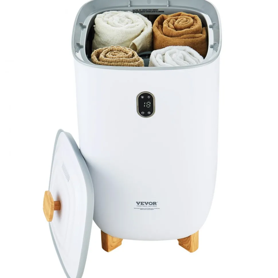 VEVOR Towel Warmers for Bathroom, 35 L Towel Warmer Bucket, Towel Dryer with Auto Shut Off for Spa Fits up to 6 Oversized Bath Towels, Blankets, Clothes, Bathrobes, PJ's and More