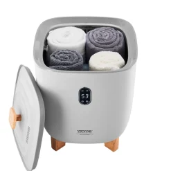VEVOR Towel Warmers for Bathroom, 25 L Towel Warmer Bucket with Auto Shut Off for Spa Fits up to 5 Oversized Bath Towels, Blankets, Clothes, Bathrobes, PJ's and More