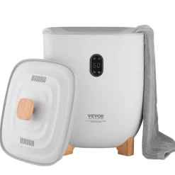 VEVOR Towel Warmers for Bathroom, 25 L Towel Warmer Bucket with Auto Shut Off for Spa Fits up to 5 Oversized Bath Towels, Blankets, Clothes, Bathrobes, PJ's and More