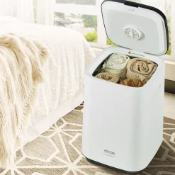 VEVOR Towel Warmers for Bathroom, Towel Warmer Bucket with Child Lock & High-Temp Indicator & 24H Delay Timer & Auto Shut Off Fits up to 4 Oversized Bath Towels, Blankets, Clothes, Bathrobes and More