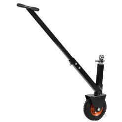 VEVOR Trailer Dolly, 300lbs Tongue Weight Capacity, 16.5 inch and 22 inch Height Adjustable Trailer Dolly, with 1-7/8 inch and 2 inch Balls, 8.5 inch Pneumatic Rubber Tire, for Moving RV Trailer