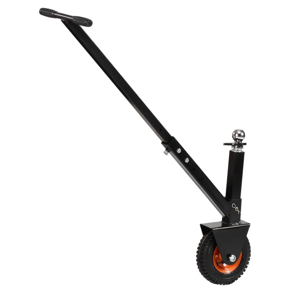 VEVOR Trailer Dolly, 300lbs Tongue Weight Capacity, 16.5 inch and 22 inch Height Adjustable Trailer Dolly, with 1-7/8 inch and 2 inch Balls, 8.5 inch Pneumatic Rubber Tire, for Moving RV Trailer