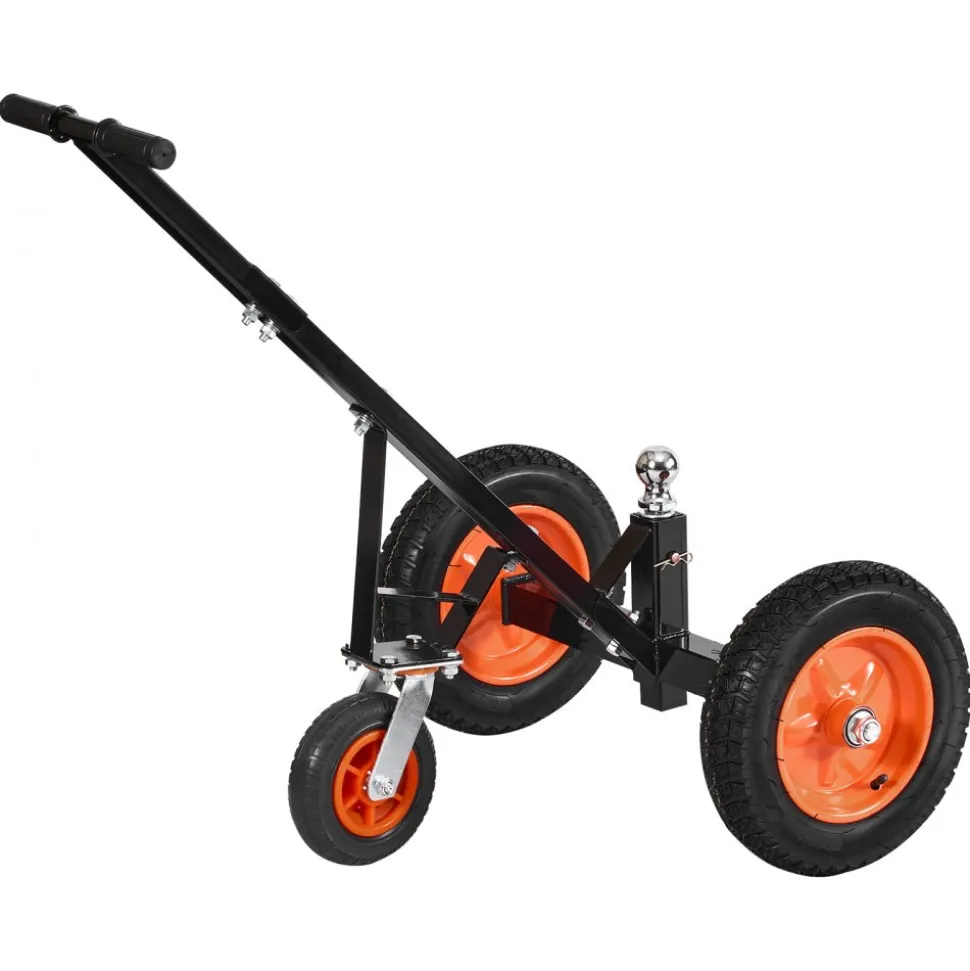 VEVOR Trailer Dolly, 1200lbs Tongue Weight Capacity, Carbon Steel Trailer Mover with 2 inch Ball, 15.2 inch Pneumatic Tires, Portable Tow Dolly for Moving RV Trailer