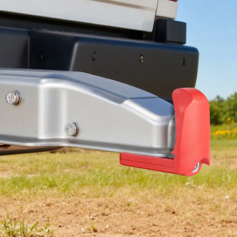VEVOR Trailer Hitch Lock, Fits for 1-7/8 in, 2 in, 2-5/16 in Couplers, Heavy-Duty Anti-Theft Trailer Ball Lock with 3 Keys, Prying-Resistant & Impact-Resistant, Fits for RVs, Boats, Trailers, Red