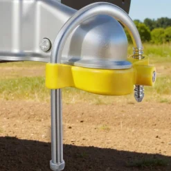 VEVOR Trailer Hitch Lock Kit, Fits for 1-7/8 in, 2 in, 2-5/16 in Couplers, Heavy-Duty Anti-Theft Trailer Ball Lock with Keys, Prying-Resistant, Adjustable Height Design for RVs, Boats, Trailers