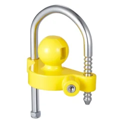 VEVOR Trailer Hitch Lock Kit, Fits for 1-7/8 in, 2 in, 2-5/16 in Couplers, Heavy-Duty Anti-Theft Trailer Ball Lock with Keys, Prying-Resistant, Adjustable Height Design for RVs, Boats, Trailers