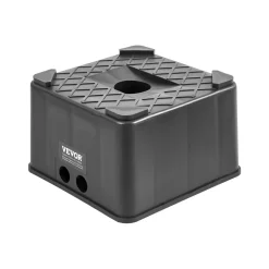 VEVOR Trailer Jack Block, 6" High Heavy Duty RV Leveling Block with 6000 lbs Capacity, RV Jack Stand, Motorcycle Stand, Stool, Camper Accessories for Travel Trailers, 5th Wheels Class A/C Motorhomes
