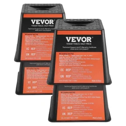 VEVOR Trailer Jack Block, 6000 lbs Capacity per RV Leveling Block, High-quality Polypropylene RV Camper Stabilizer Blocks, RV Travel Accessories Use for Any Tongue Jack, Post, Foot, 5th Wheels, 4-Pack