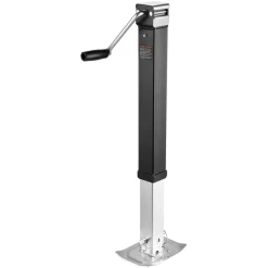 VEVOR Trailer Jack, 8000 lbs Dynamic Load Capacity, Weld-on Pipe-Mount Swivel Trailer Jack with Ergonomic Handle, 15-inch Vertical Travel, Suitable for RV, Horse, Utility, Camping and Yacht Trailers