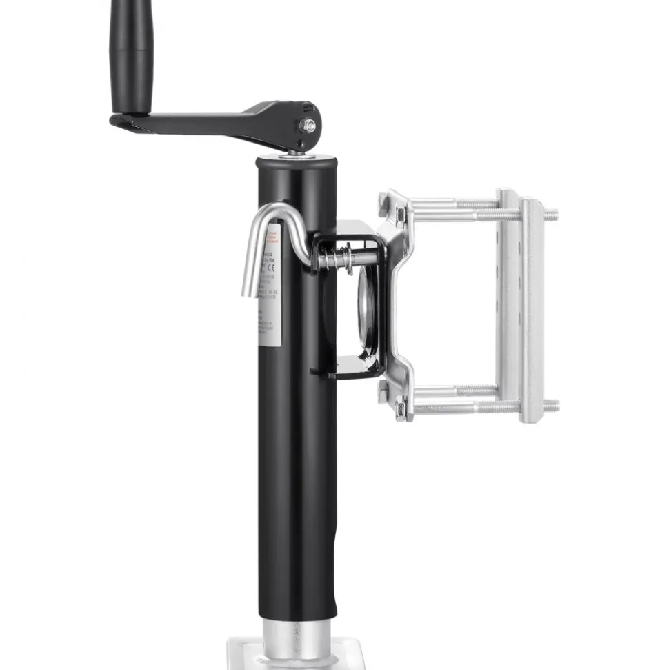 VEVOR Trailer Jack, 2000 lbs Dynamic Load Capacity, Heavy Duty Swivel Bolt-on Trailer Jack, 10" Lift Trailer Jack Stand with Handle for RV Trailer, Horse Trailer, Utility Trailer, and Yacht Trailer
