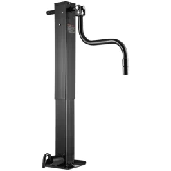VEVOR Trailer Jack, 12000 lbs Dynamic Load Capacity, Weld-on Pipe-Mount Swivel Trailer Jack with Ergonomic Handle, 12.6-inch Vertical Travel, Suitable for RV, Horse, Utility, Camping, Yacht Trailers