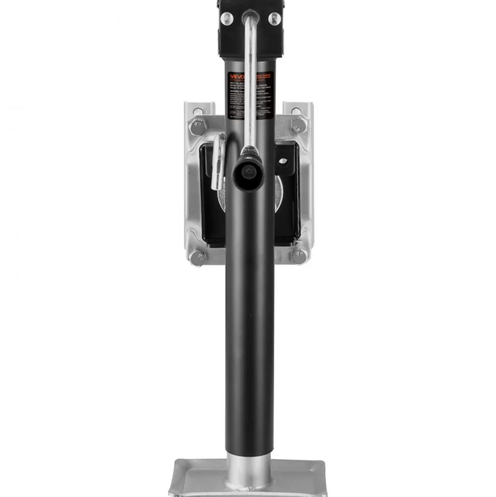 VEVOR Trailer Jack, 2500 lbs Dynamic Load Capacity, Heavy Duty Swivel Bolt-on Trailer Jack with Ergonomic Handle, 15-inch Vertical Travel, Suitable for RV, Horse, Utility, Camping and Yacht Trailers