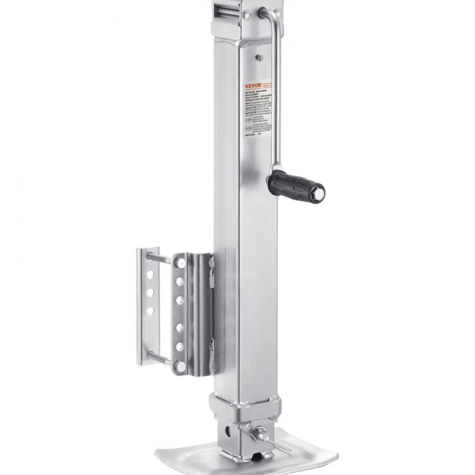 VEVOR Trailer Jack, 8000 lbs Static Load Capacity, Heavy Duty Swivel Bolt-on Trailer Jack, 28.5" Lift Trailer Jack Stand with Handle for RV Trailer, Horse Trailer, Utility Trailer, and Yacht Trailer