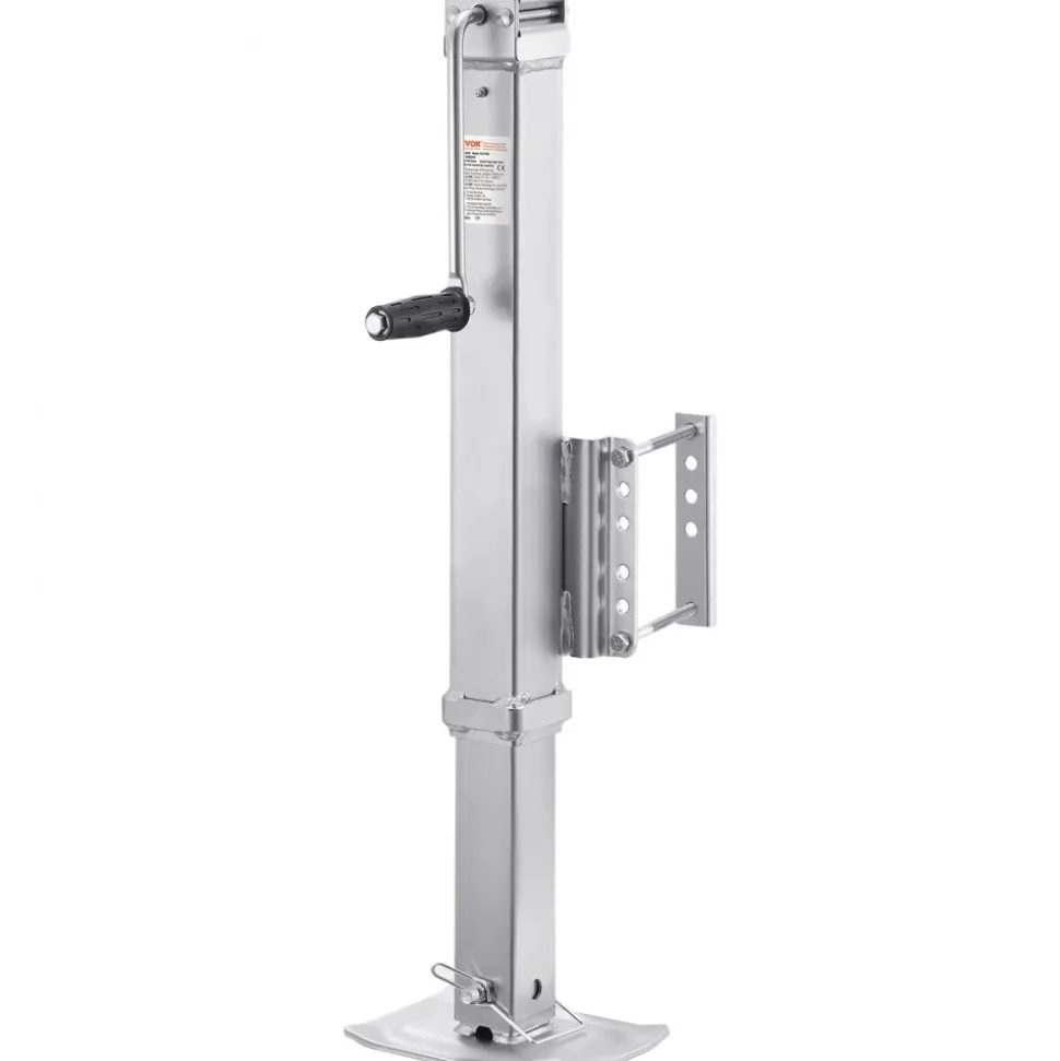 VEVOR Trailer Jack, 8000 lbs Static Load Capacity, Heavy Duty Swivel Bolt-on Trailer Jack, 28.5" Lift Trailer Jack Stand with Handle for RV Trailer, Horse Trailer, Utility Trailer, and Yacht Trailer