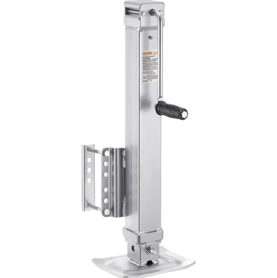 VEVOR Trailer Jack, 8000 lbs Static Load Capacity, Heavy Duty Swivel Bolt-on Trailer Jack, 28.5" Lift Trailer Jack Stand with Handle for RV Trailer, Horse Trailer, Utility Trailer, and Yacht Trailer