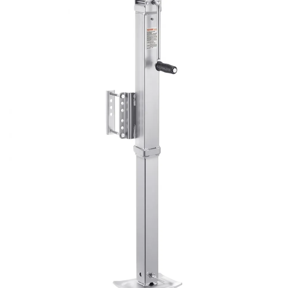 VEVOR Trailer Jack, 8000 lbs Static Load Capacity, Heavy Duty Swivel Bolt-on Trailer Jack, 28.5" Lift Trailer Jack Stand with Handle for RV Trailer, Horse Trailer, Utility Trailer, and Yacht Trailer