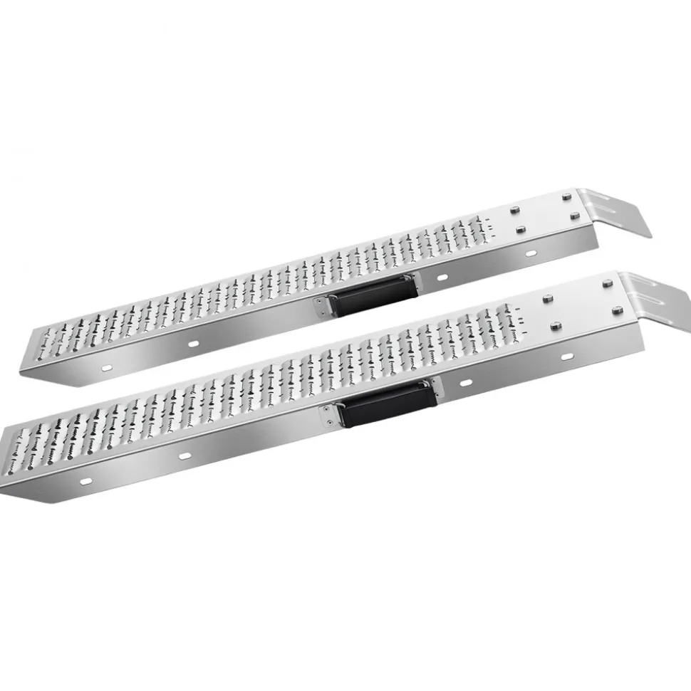 VEVOR Trailer Ramps, 2PCS 39 x 9 in, Heavy-Duty Steel ATV Ramp Set with Anti-Slip Plates, 1200LBS Combined Capacity Loading Ramps for Motorcycles, Lawn Mowers, Farm Tractors, Carts