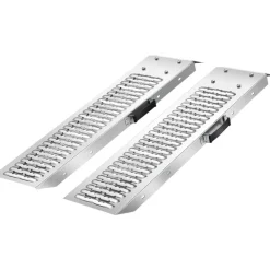 VEVOR Trailer Ramps, 2PCS 39 x 9 in, Heavy-Duty Steel ATV Ramp Set with Anti-Slip Plates, 1200LBS Combined Capacity Loading Ramps for Motorcycles, Lawn Mowers, Farm Tractors, Carts