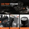 VEVOR Train Horns Kit, 4 Trumpet Air Horn Kit, 150dB Train Horns for Pickup Trucks, 12V 120 psi Air Compressor 0.8 Gal/3 L Tank with Gauge for Any 12V Vehicle Car Truck Train Van Boat