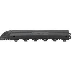 VEVOR Transition Edge Kit, 11-Piece, Durable PP Interlocking Modular Garage Floor Edging, Easy Installation, Edge Protection for Wet Area Restaurant, Only Compatible with VEVOR Drainage Mats, Black
