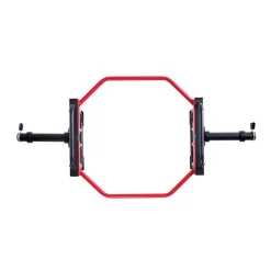 VEVOR Trap Bar Hex Bar, 2-Inch Hex Barbell, 500 LBS Capacity Shrug Bars, Weightlifting and Strength Training Equipment, Home Gym for Squats, Deadlifts, Shoulder Presses, Red