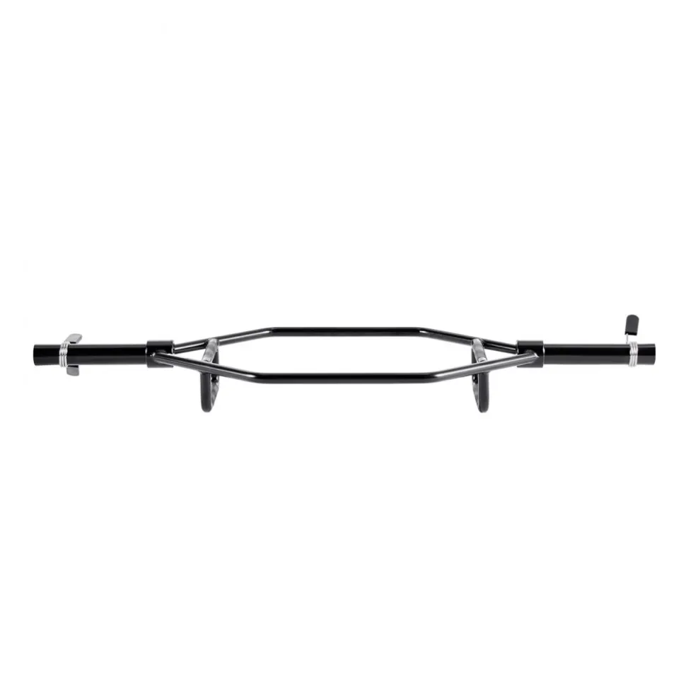 VEVOR Trap Bar Hex Bar, 2-Inch Hex Barbell, 800 LBS Capacity Shrug Bars with Knurled Grips, Weightlifting and Strength Training Equipment, Home Gym for Squats, Deadlifts, Shoulder Presses, Black
