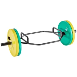 VEVOR Trap Bar Hex Bar, 2-Inch Hex Barbell, 800 LBS Capacity Shrug Bars with Knurled Grips, Weightlifting and Strength Training Equipment, Home Gym for Squats, Deadlifts, Shoulder Presses, Black