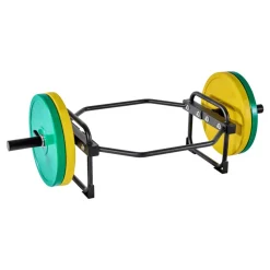 VEVOR Trap Bar Hex Bar, 2-Inch Hex Barbell, 500 LBS Capacity Shrug Bars, Weightlifting and Strength Training Equipment, Home Gym for Squats, Deadlifts, Shoulder Presses, Black