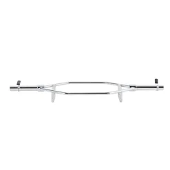 VEVOR Trap Bar Hex Bar, 2-Inch Hex Barbell, 800 LBS Capacity Shrug Bars with Knurled Grips, Weightlifting and Strength Training Equipment, Home Gym for Squats, Deadlifts, Shoulder Presses, Silver
