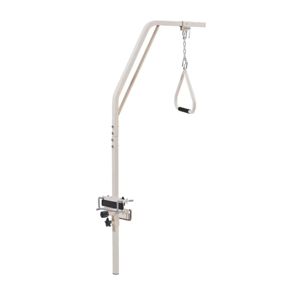 VEVOR Trapeze Bar for Bed Mobility, Medical Bed Trapeze with Clamps & Metal Chain, 250LBS Weight Capacity Bed Pull Up Assist for Elderly & Disabled, Ideal for Home Care, Hospitals, Nursing Homes