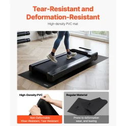 VEVOR Treadmill Mat for Carpet Floor, 1/4