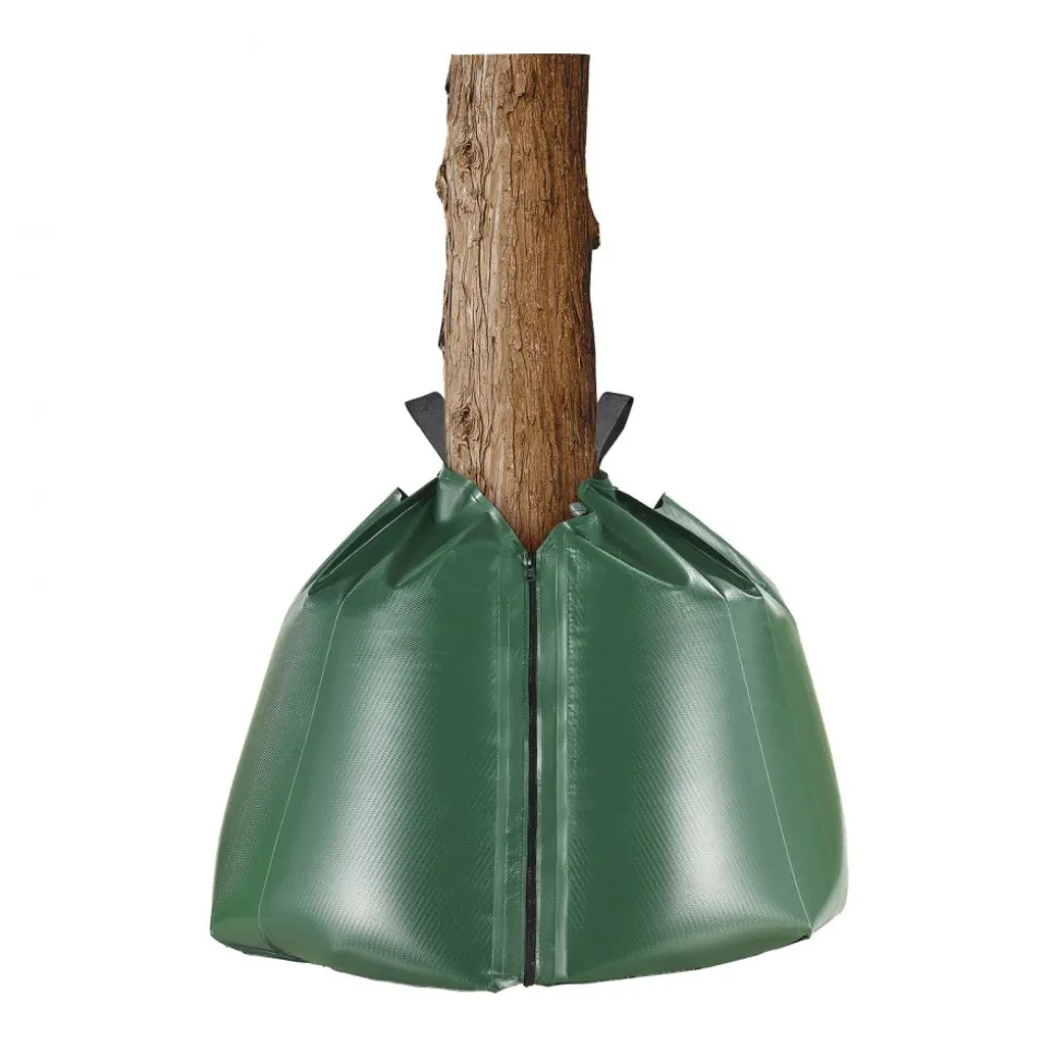 VEVOR Tree Watering Bag, 25 Packs 20 Gallons Watering Bags for New Trees, 5-9 Hours Slow Release Refillable Tree Drip Irrigation Bags with Zipper, Durable Tree Watering System for Deep Root Targeting