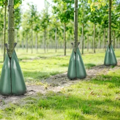 VEVOR Tree Watering Bag, 4 Packs 20 Gallons Watering Bags for New Trees, 5-9 Hours Slow Release Refillable Tree Drip Irrigation Bags with Zipper, Durable Tree Watering System for Deep Root Targeting