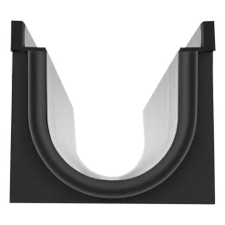 VEVOR Trench Drain, 40.2 x 6.6 x 5.5 in, 3 Pack Linear Drainage Channel, HDPE Channel Drain with Grates & End Caps, Premium Outdoor Drainage System for Driveway, Patio, Pool, Garden, Yard, Black