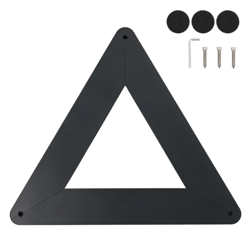 VEVOR Triangle Hockey Passer, Heavy-Duty Multi-Angle Rebounder, Hockey Passing Aid, Passing & Stick Handling Trainer, Off-Ice & On-Ice Portable Equipment, Help Improve Puck Control & Shooting