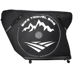 VEVOR Triathlon Bike Travel Bag, Transport Bicycle Storage Carry Bag with TSA Lock & Dual Zipper, Triathlon Bicycle Case Max. Wheelbase 42 in for Travel, Outdoor Use, Train Airplane Subway Transport
