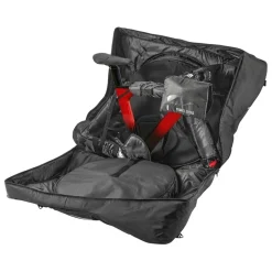 VEVOR Triathlon Bike Travel Bag, Transport Bicycle Storage Carry Bag with TSA Lock & Dual Zipper, Triathlon Bicycle Case Max. Wheelbase 42 in for Travel, Outdoor Use, Train Airplane Subway Transport
