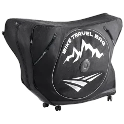 VEVOR Triathlon Bike Travel Bag, Transport Bicycle Storage Carry Bag with TSA Lock & Dual Zipper, Triathlon Bicycle Case Max. Wheelbase 42 in for Travel, Outdoor Use, Train Airplane Subway Transport