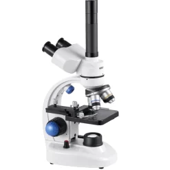 VEVOR Trinocular Microscope, 40-5000X Magnification, Professional Compound Microscope for Adult with Phone Adapter, LED Light, Aluminum Alloy Body, for Lab, School, Home, Education