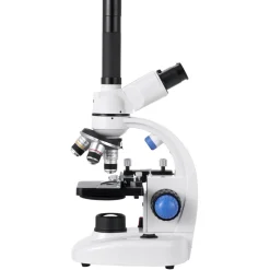 VEVOR Trinocular Microscope, 40-5000X Magnification, Professional Compound Microscope for Adult with Phone Adapter, LED Light, Aluminum Alloy Body, for Lab, School, Home, Education