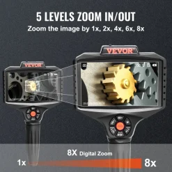 VEVOR Triple Lens Borescope, 5