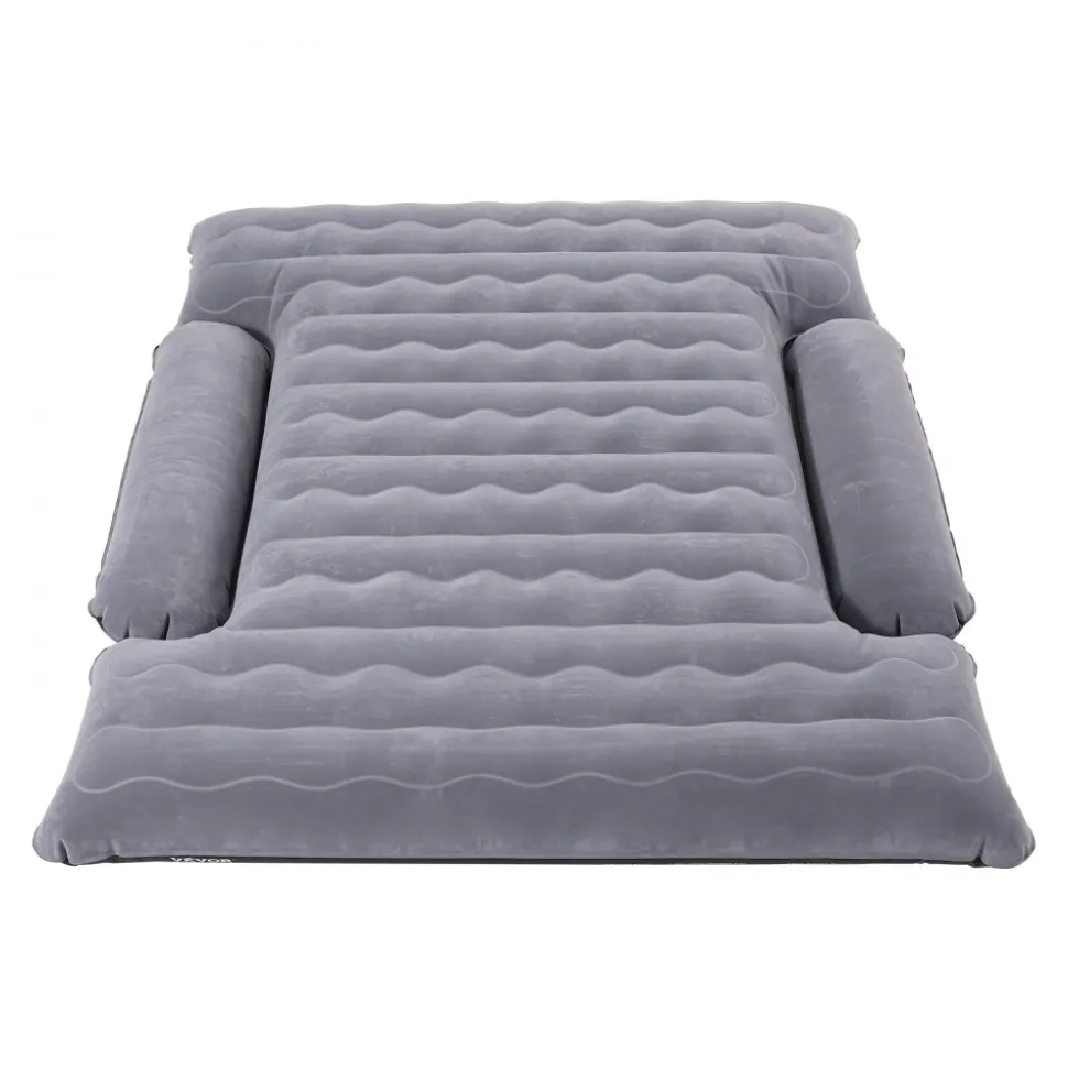 VEVOR Truck Bed Air Mattress, for 6-6.5 ft Full Size Truck Beds, Inflatable Air Mattress Camping Bed with 12V Air Pump 2 Pillows, Carry Bag, for Chevrolet Silverado, Dodge Ram, Ford 150/250/350